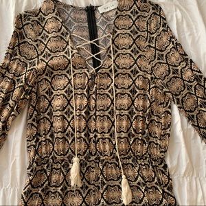 NWOT Long Sleeve Romper